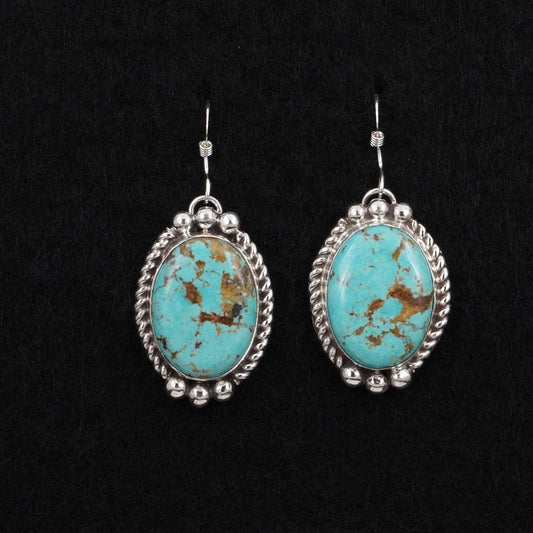 Antwone Brown Turquoise & Sterling Silver Earrings