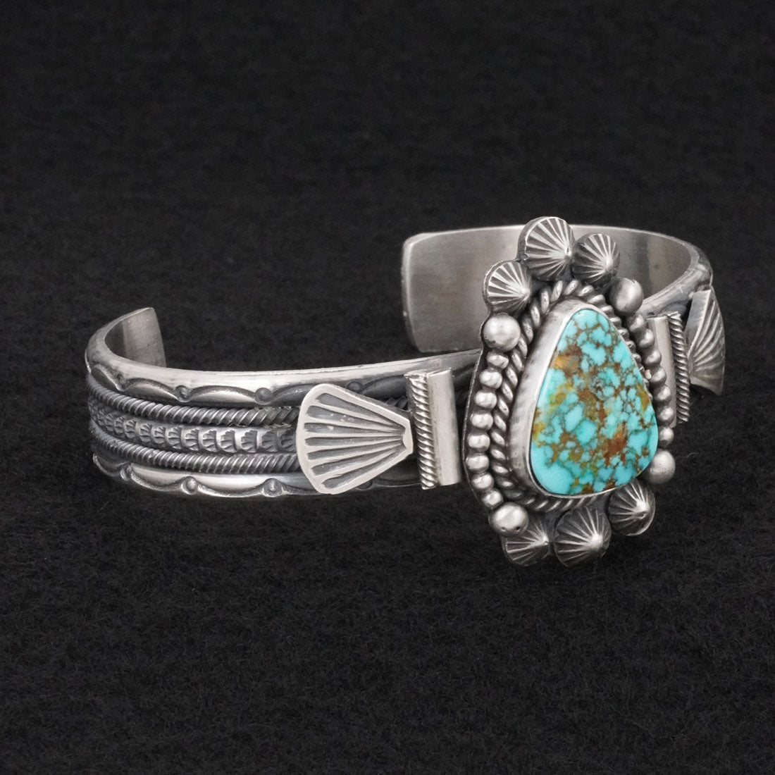 Michael Calladitto Turquoise & Sterling Silver Bracelet