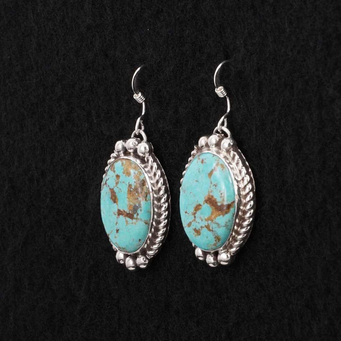 Antwone Brown Turquoise & Sterling Silver Earrings