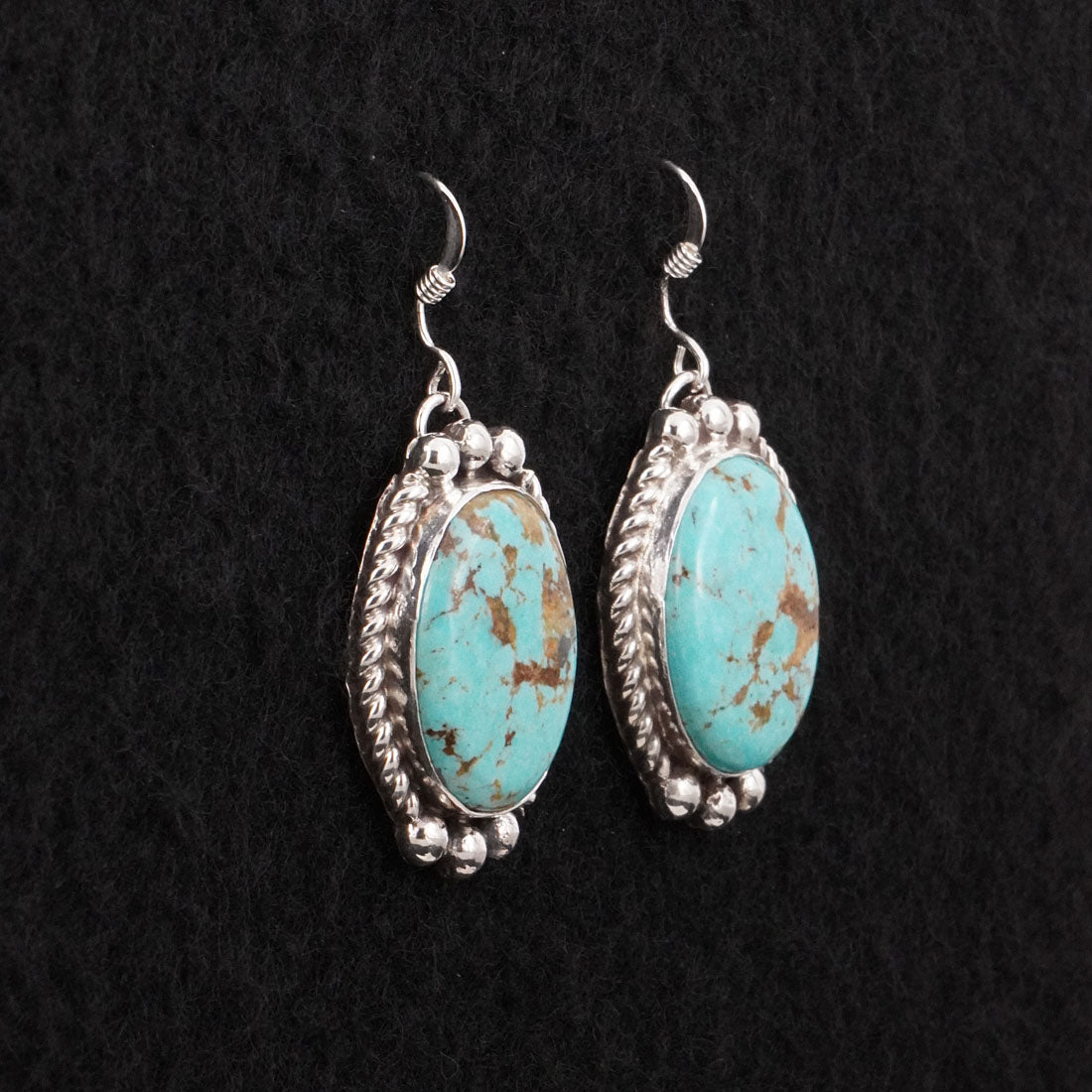 Antwone Brown Turquoise & Sterling Silver Earrings
