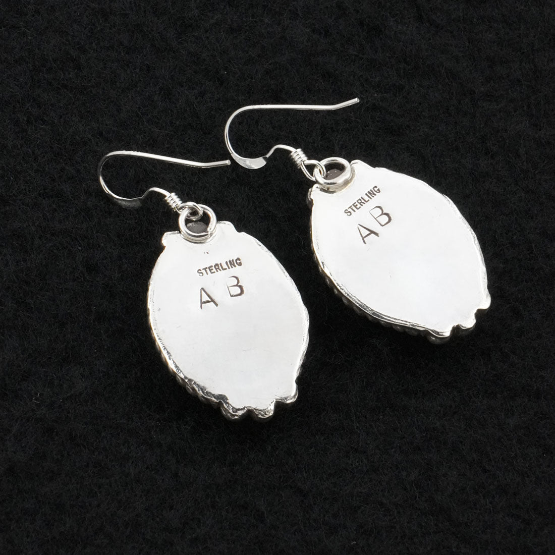 Antwone Brown Turquoise & Sterling Silver Earrings