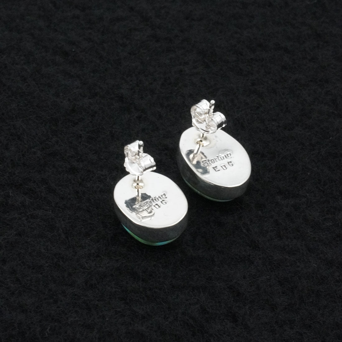 Eugene Gruber Turquoise & Sterling Silver Earrings