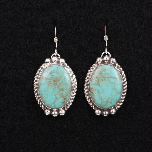 Antwone Brown Turquoise & Sterling Silver Earrings