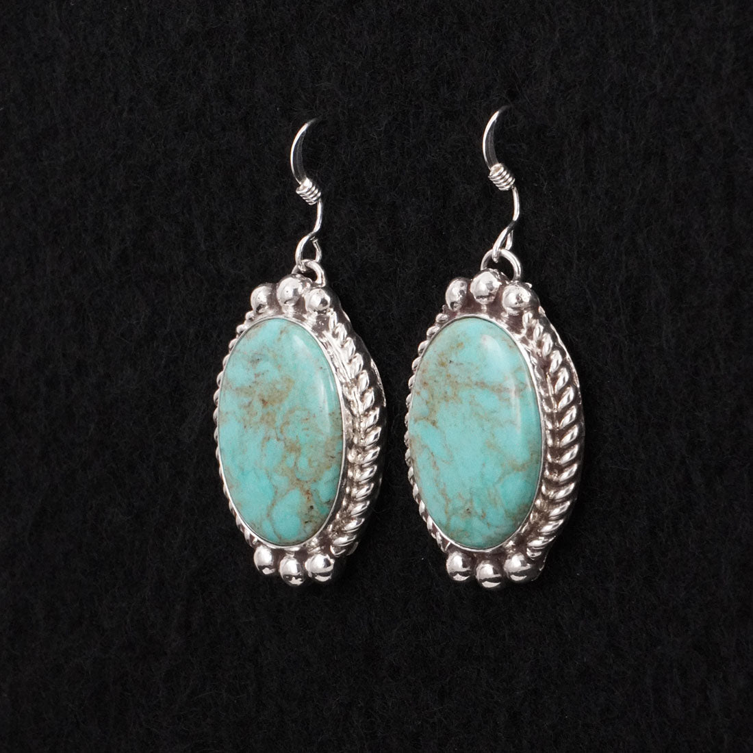 Antwone Brown Turquoise & Sterling Silver Earrings