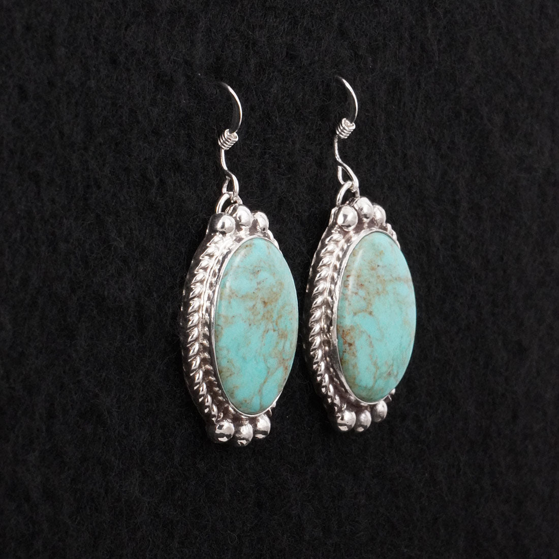 Antwone Brown Turquoise & Sterling Silver Earrings
