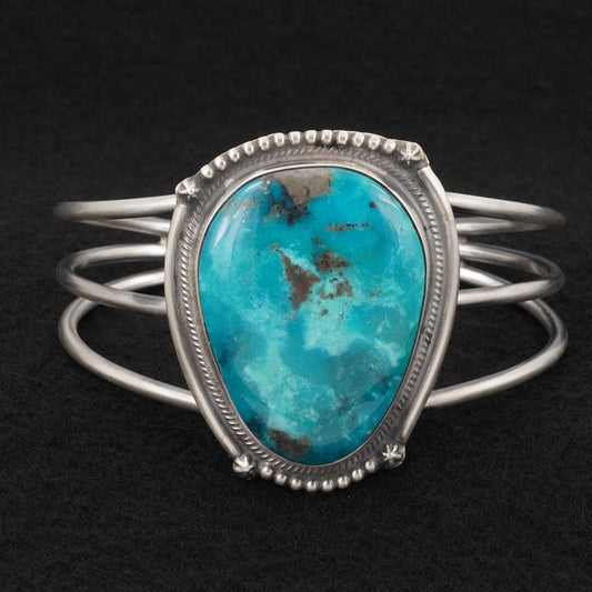 Leslie Nez Turquoise & Sterling Silver Bracelet