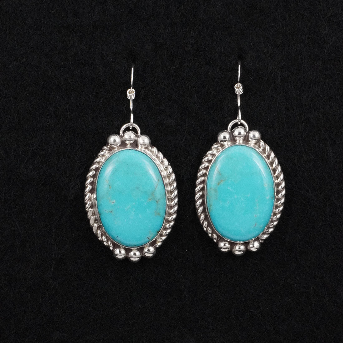 Antwone Brown Turquoise & Sterling Silver Earrings
