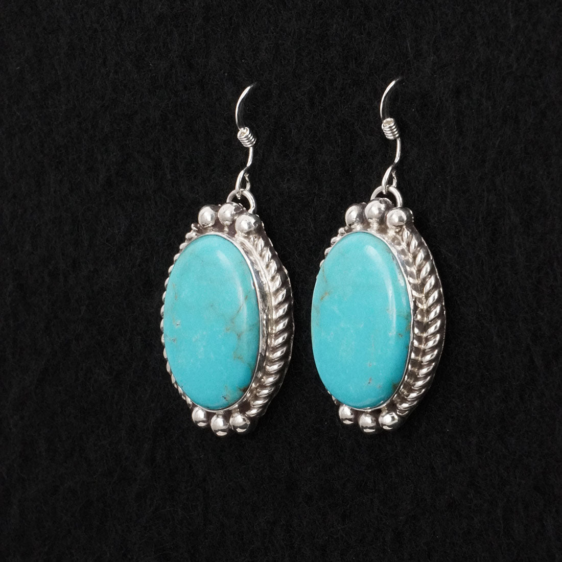 Antwone Brown Turquoise & Sterling Silver Earrings