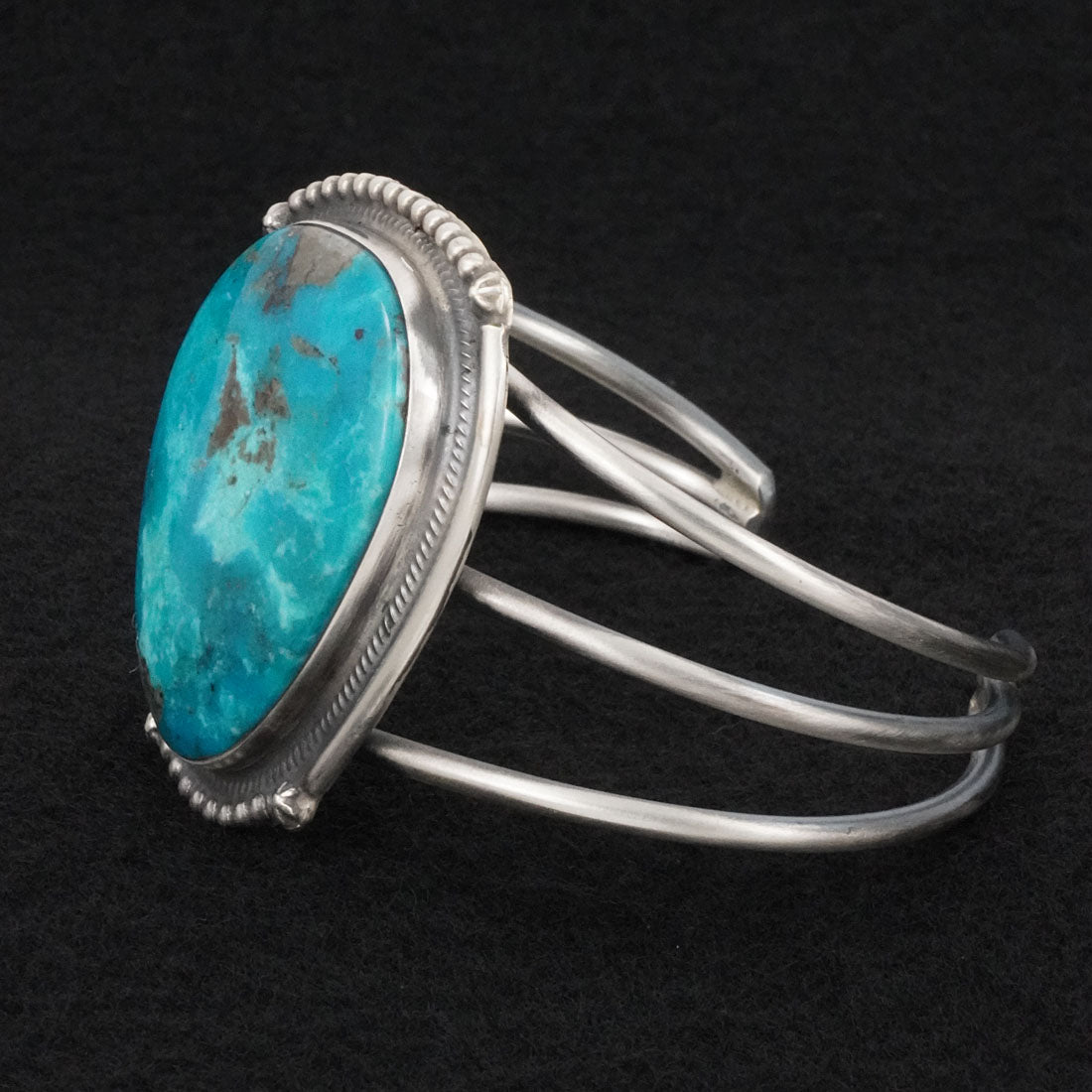 Leslie Nez Turquoise & Sterling Silver Bracelet