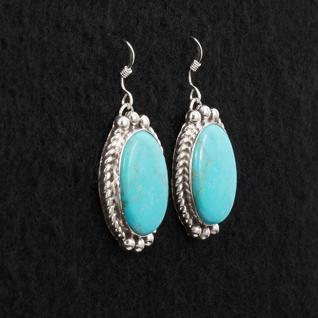 Antwone Brown Turquoise & Sterling Silver Earrings