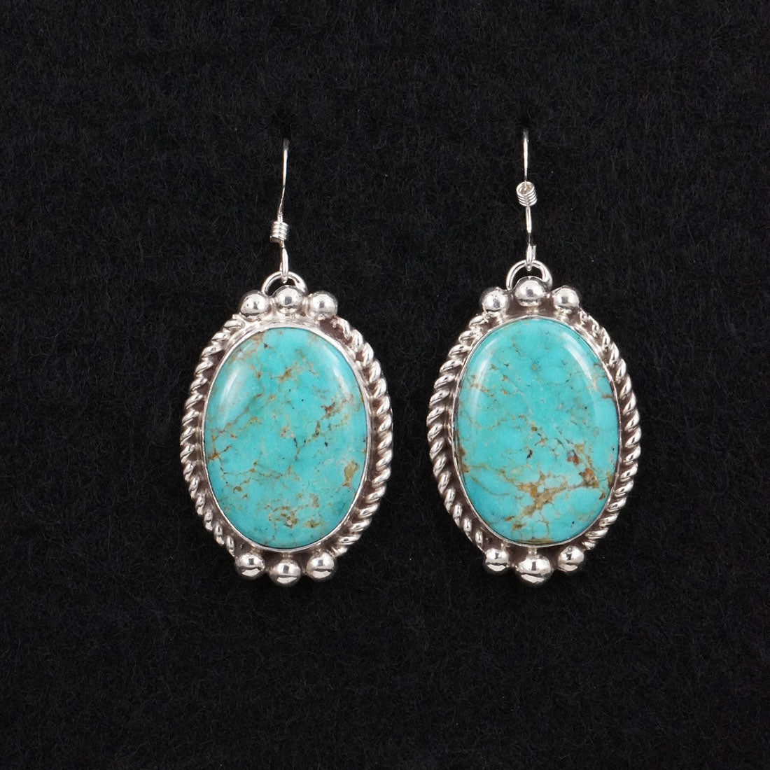 Antwone Brown Turquoise & Sterling Silver Earrings
