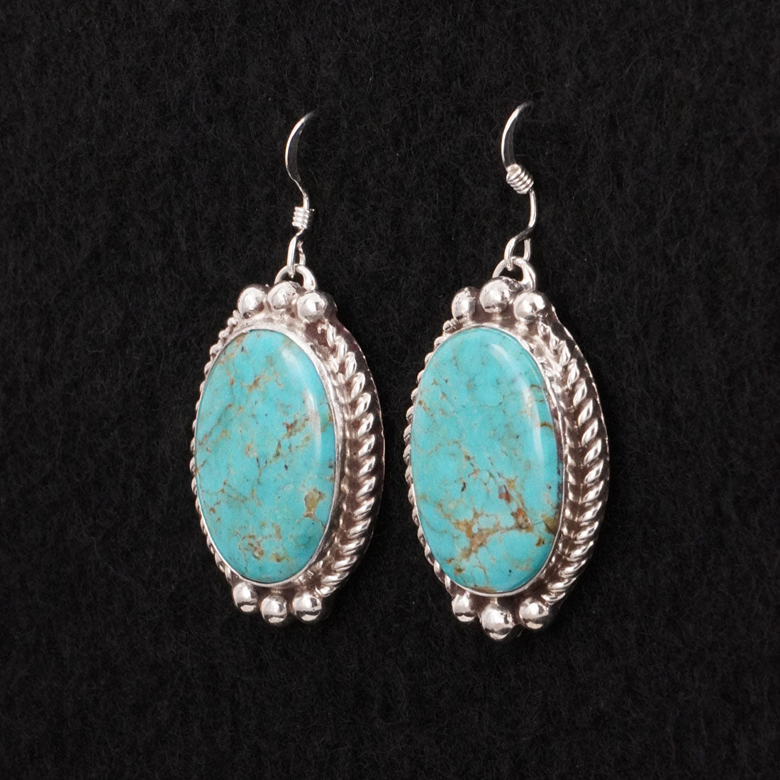 Antwone Brown Turquoise & Sterling Silver Earrings