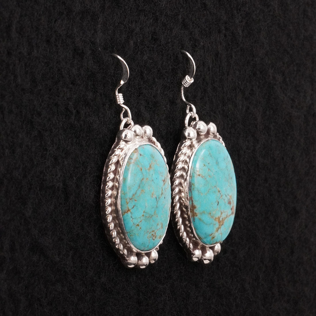 Antwone Brown Turquoise & Sterling Silver Earrings