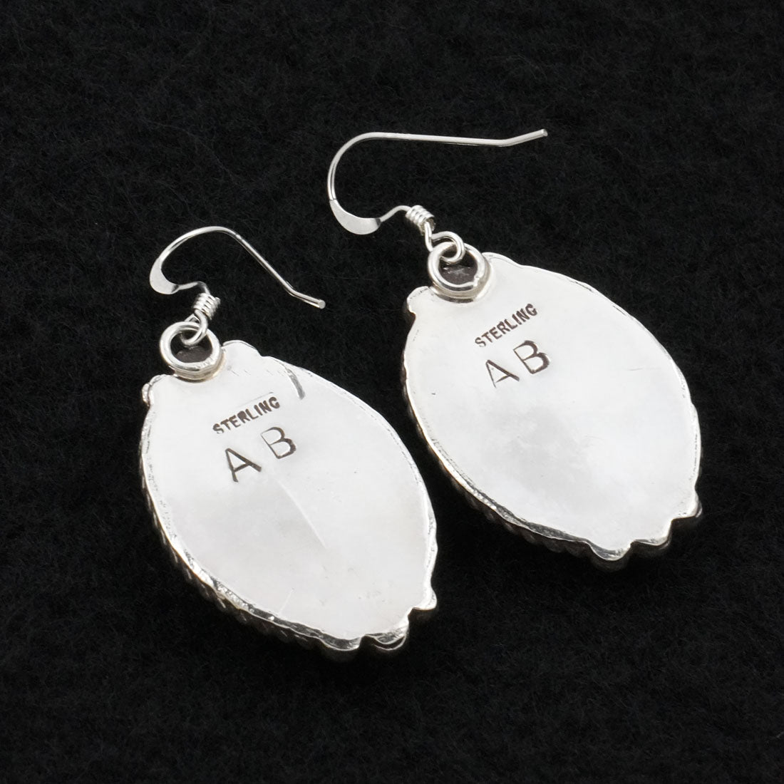 Antwone Brown Turquoise & Sterling Silver Earrings