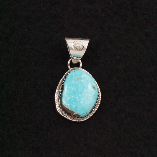 Ernest Hawthorne Turquoise & Sterling Silver Pendant