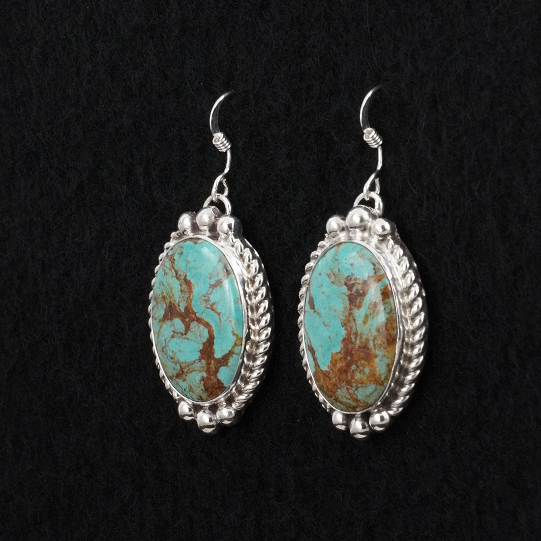 Antwone Brown Turquoise & Sterling Silver Earrings