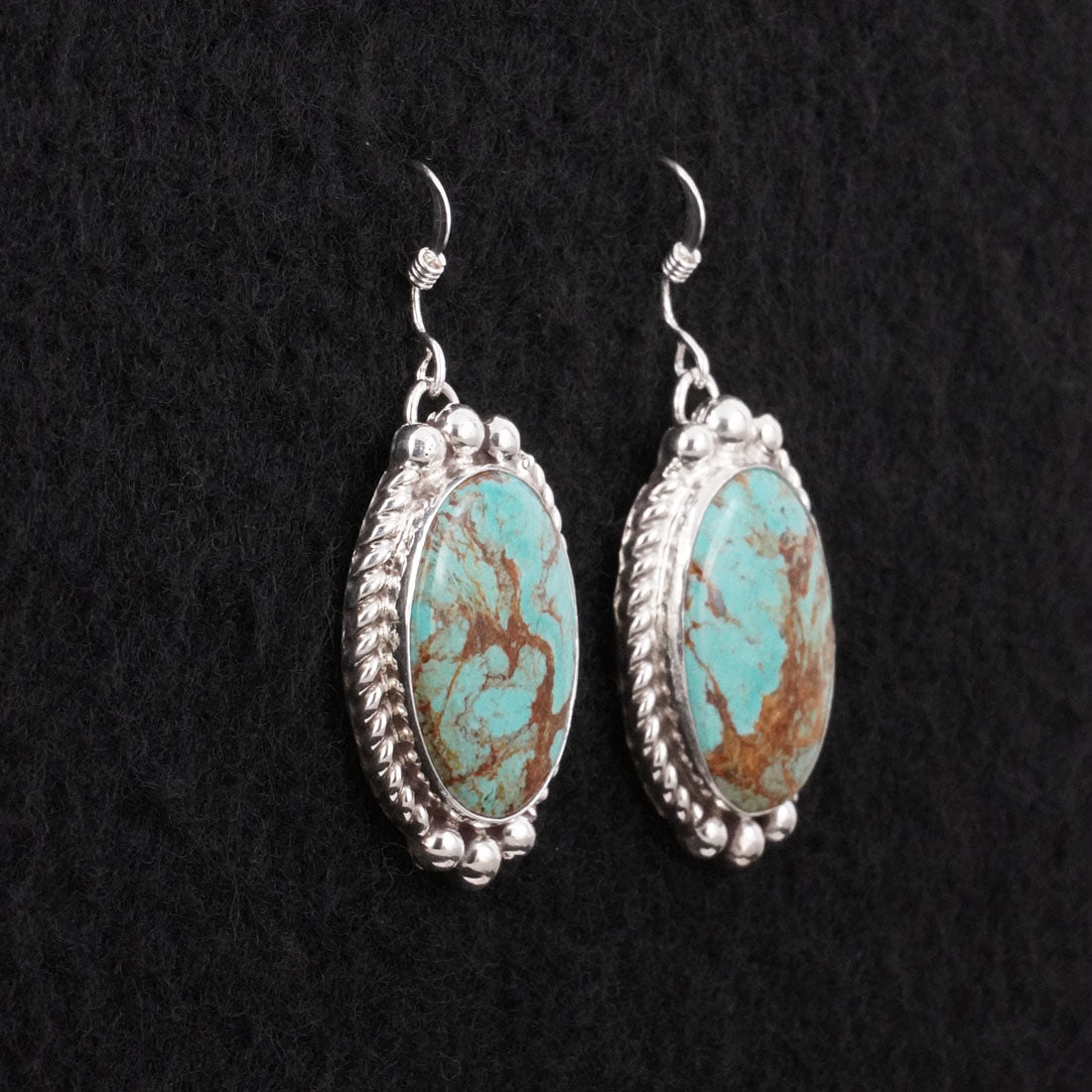 Antwone Brown Turquoise & Sterling Silver Earrings