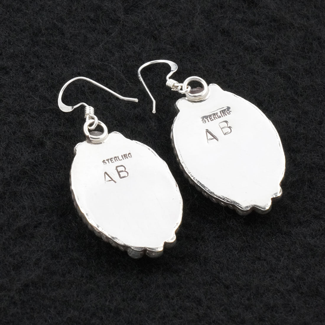 Antwone Brown Turquoise & Sterling Silver Earrings