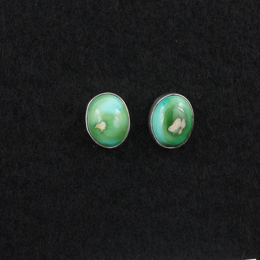 Eugene Gruber Turquoise & Sterling Silver Earrings
