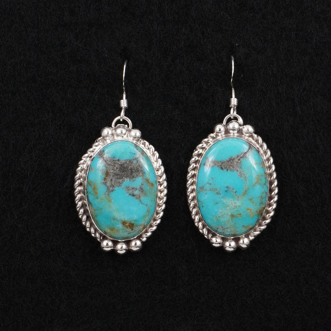 Antwone Brown Turquoise & Sterling Silver Earrings