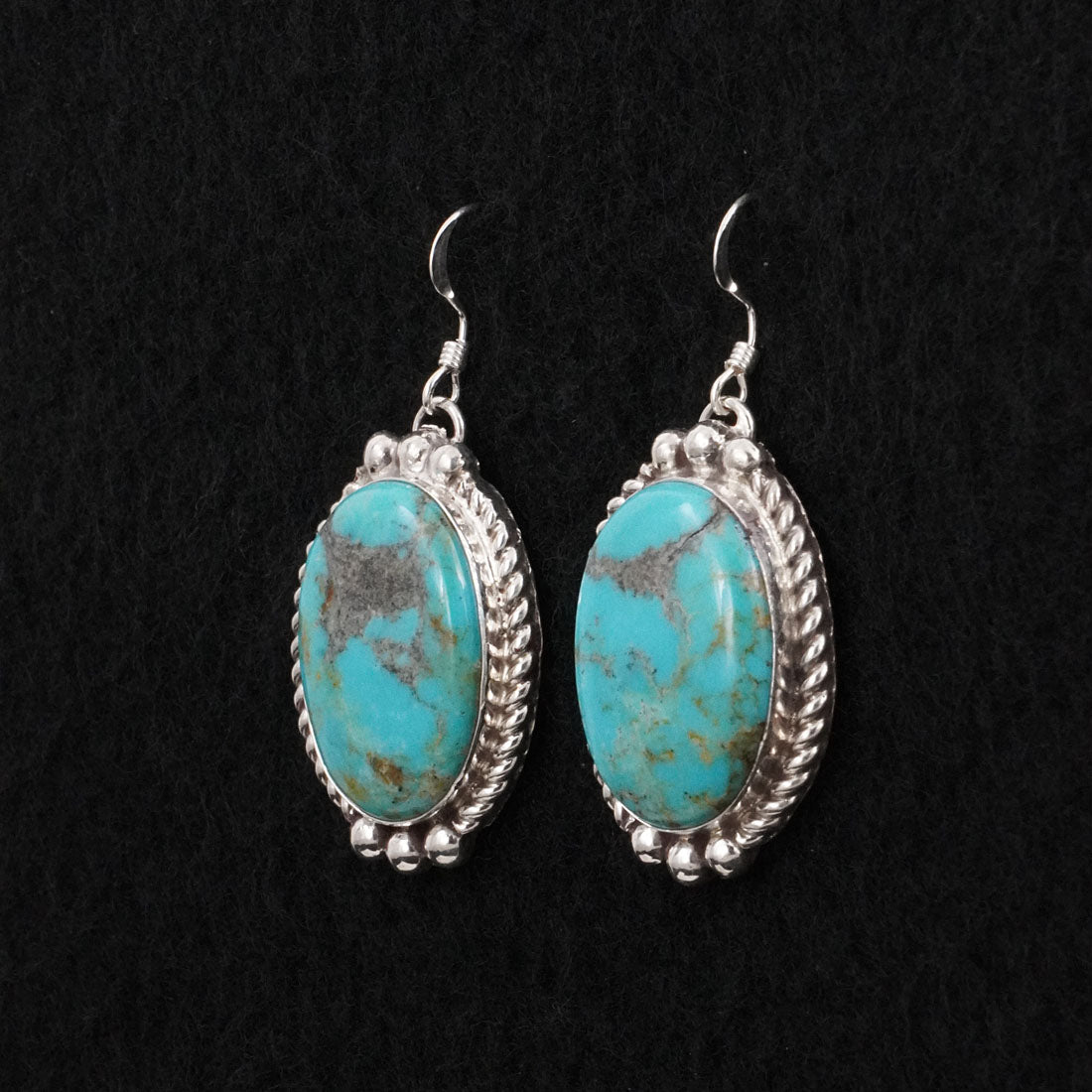 Antwone Brown Turquoise & Sterling Silver Earrings