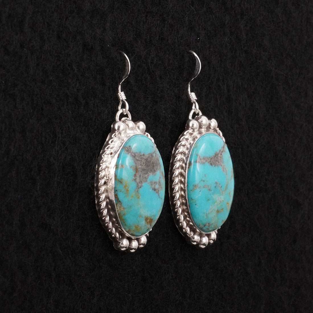 Antwone Brown Turquoise & Sterling Silver Earrings