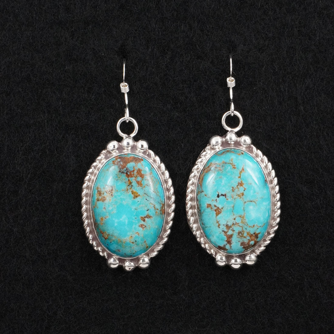 Antwone Brown Turquoise & Sterling Silver Earrings