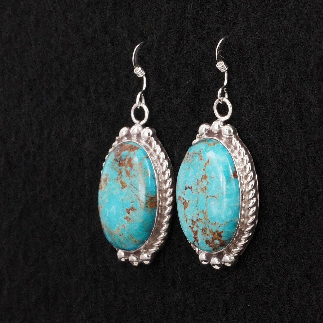 Antwone Brown Turquoise & Sterling Silver Earrings