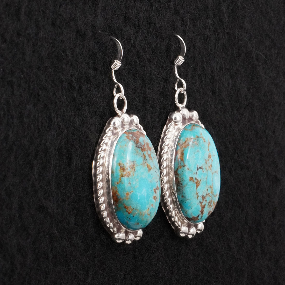 Antwone Brown Turquoise & Sterling Silver Earrings