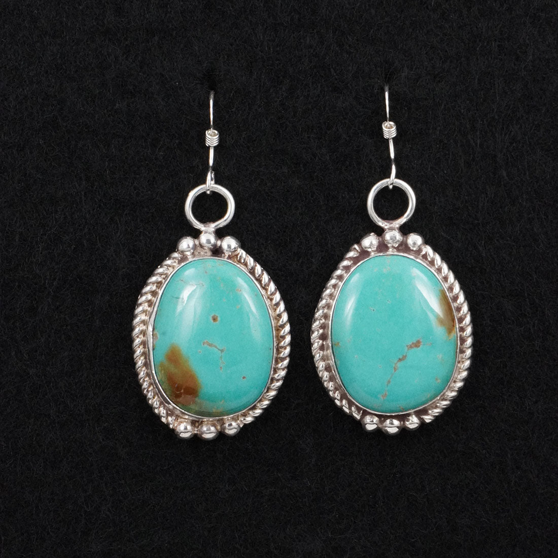 Antwone Brown Turquoise & Sterling Silver Earrings