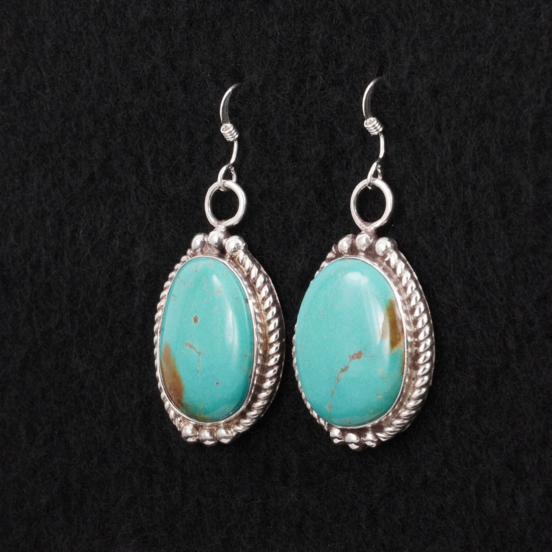 Antwone Brown Turquoise & Sterling Silver Earrings