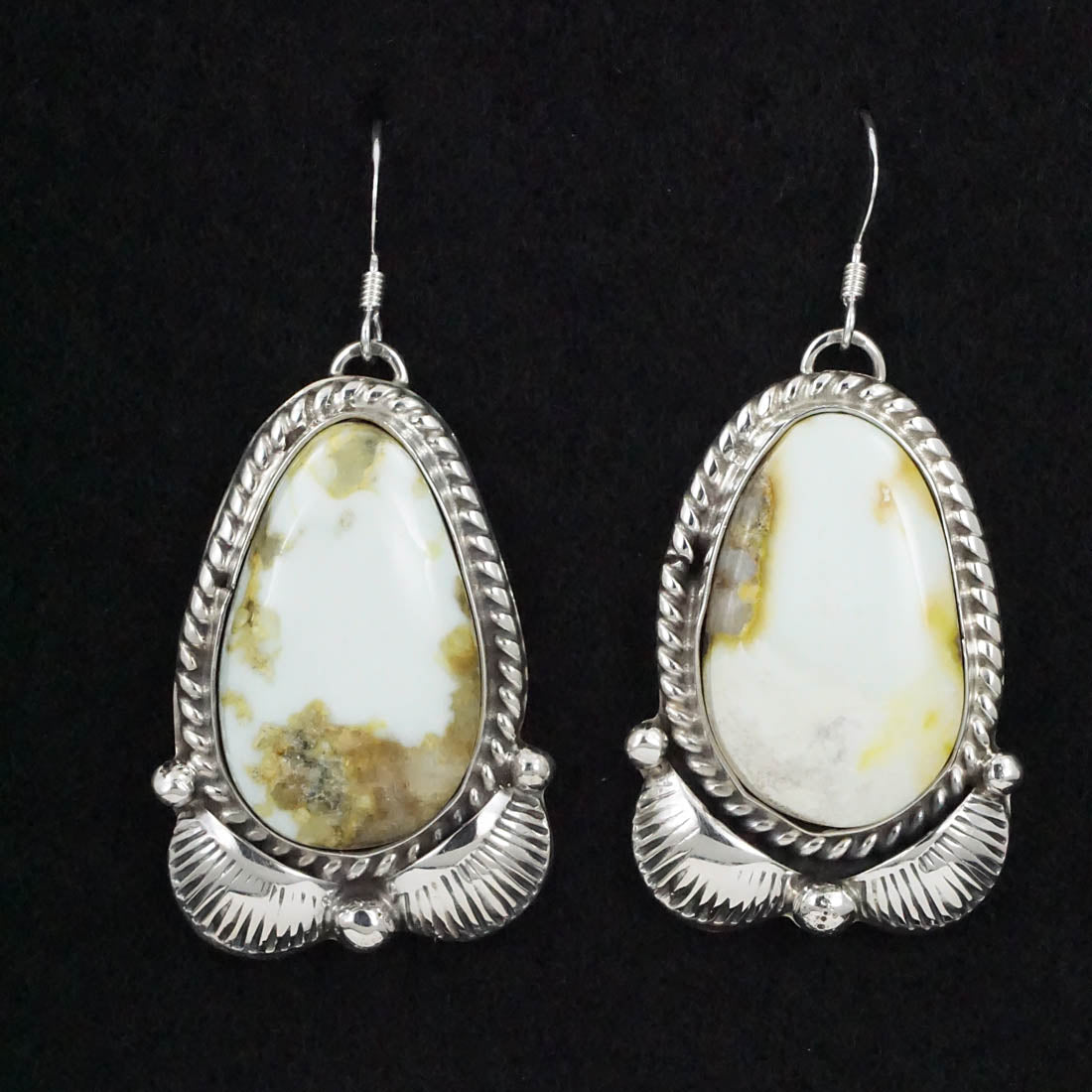 Vernon Johnson Variscite & Sterling Silver Naja Pendant Set