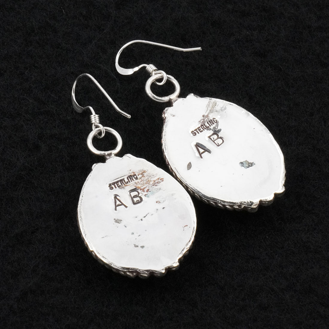 Antwone Brown Turquoise & Sterling Silver Earrings