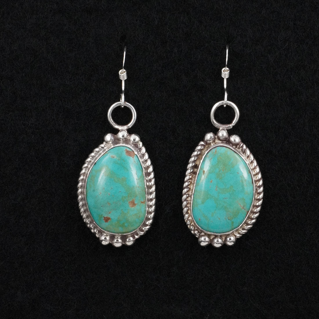 Antwone Brown Turquoise & Sterling Silver Earrings