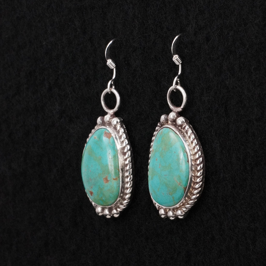 Antwone Brown Turquoise & Sterling Silver Earrings