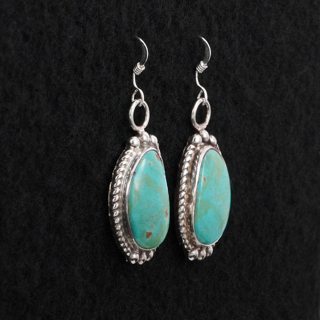Antwone Brown Turquoise & Sterling Silver Earrings
