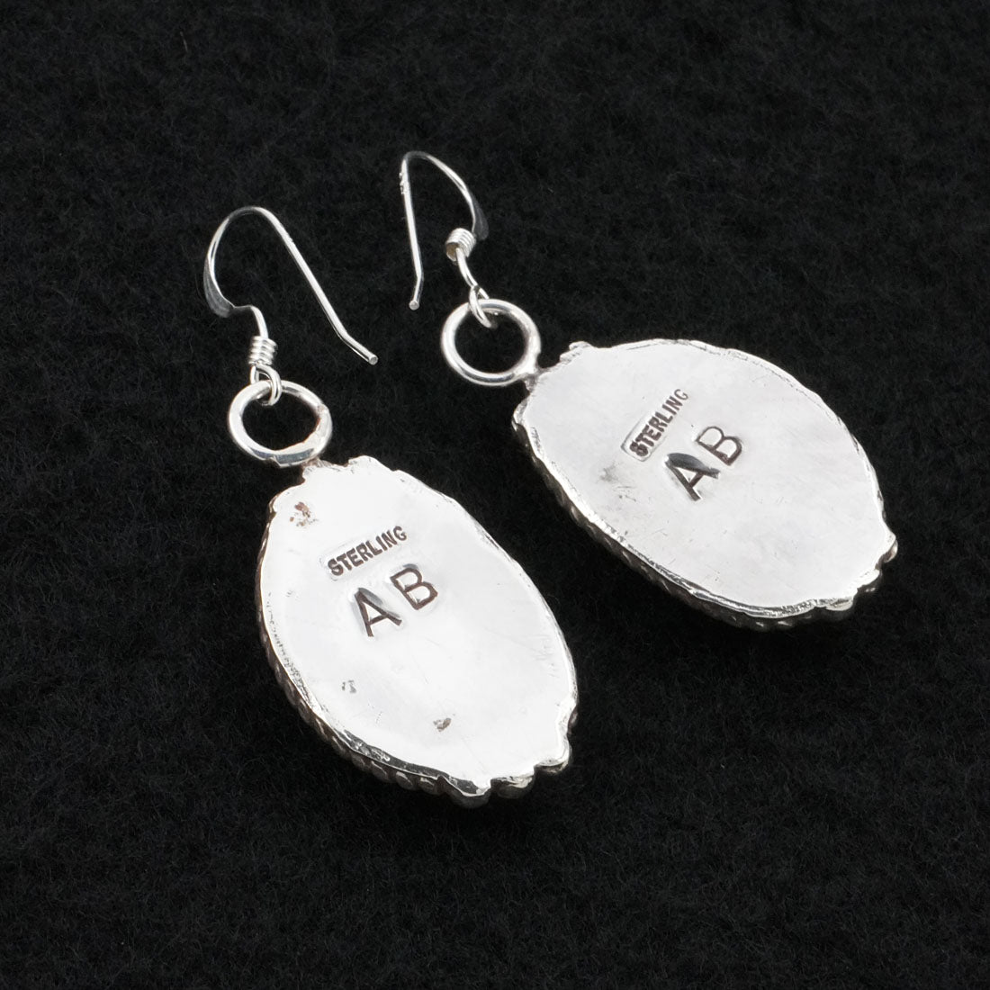 Antwone Brown Turquoise & Sterling Silver Earrings