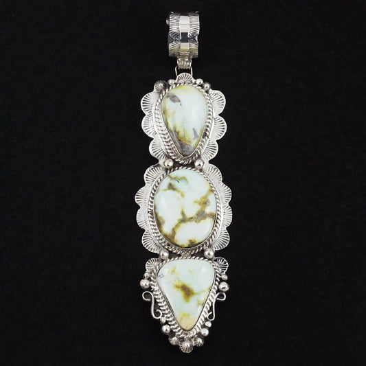 Vernon Johnson Variscite & Sterling Silver Pendant