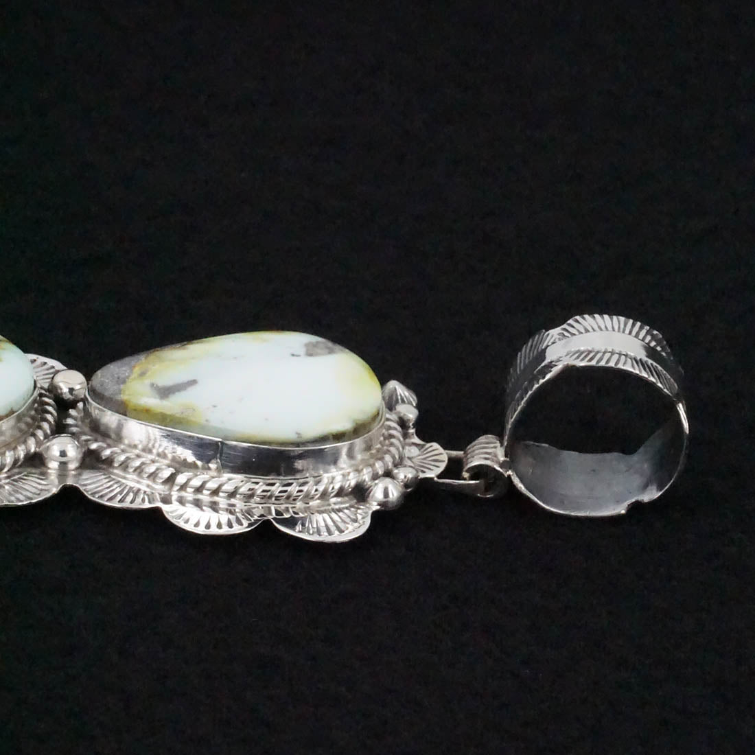 Vernon Johnson Variscite & Sterling Silver Pendant