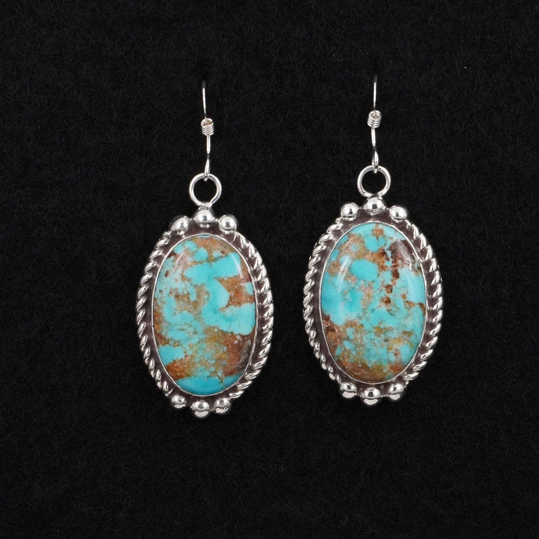 Antwone Brown Turquoise & Sterling Silver Earrings