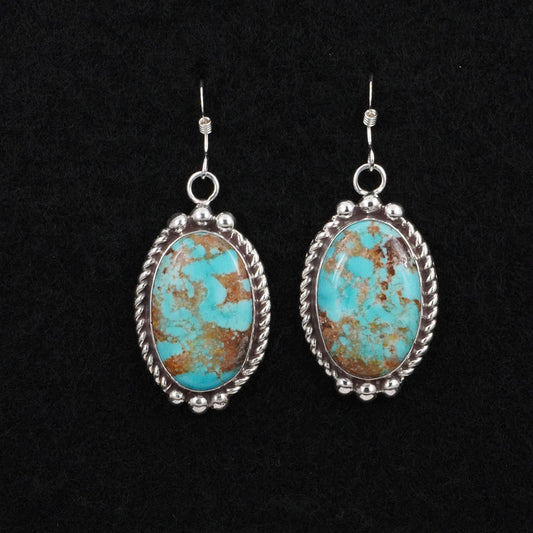 Antwone Brown Turquoise & Sterling Silver Earrings