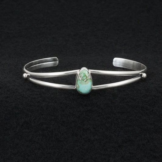 Rosemary Saunders Turquoise & Sterling Silver Bracelet