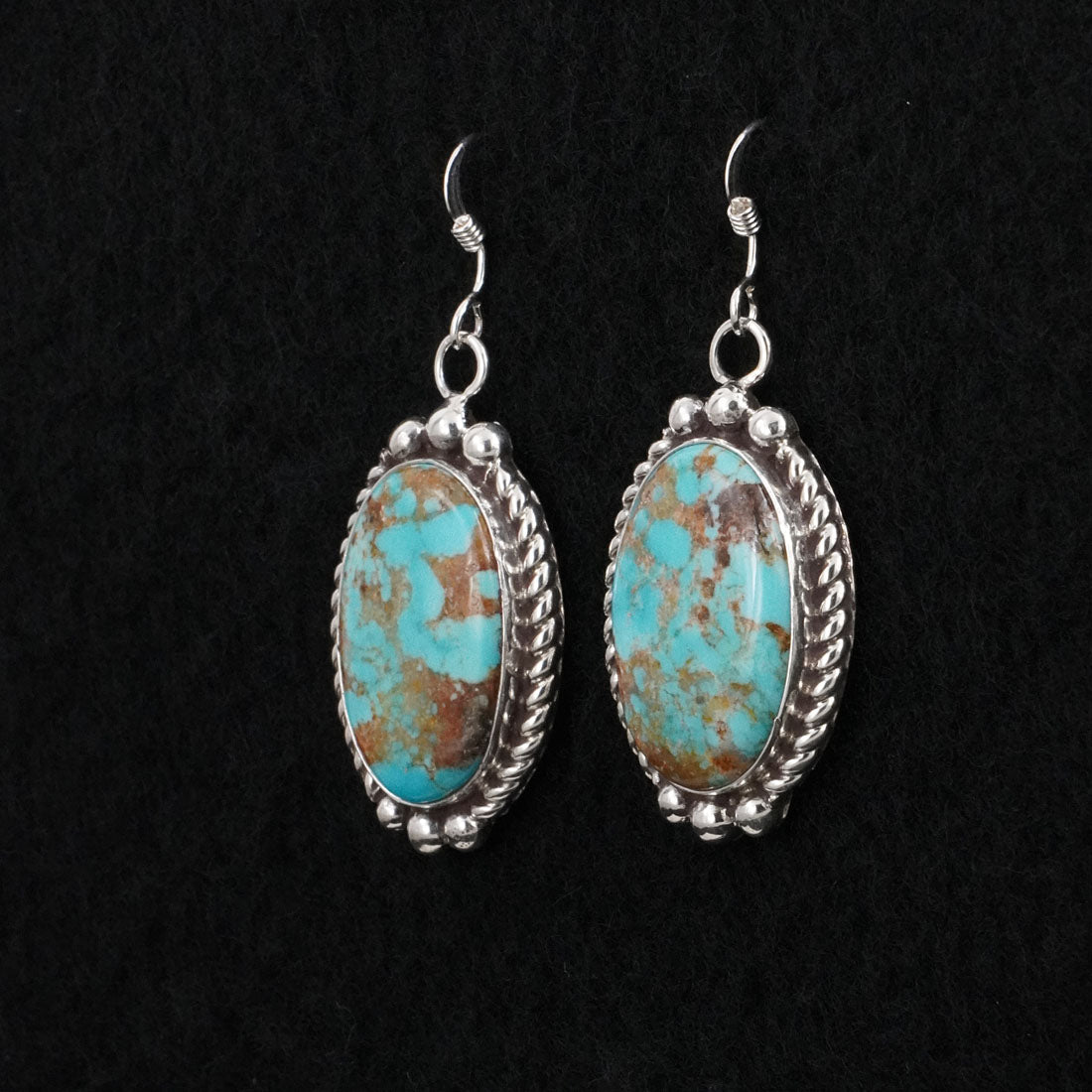 Antwone Brown Turquoise & Sterling Silver Earrings