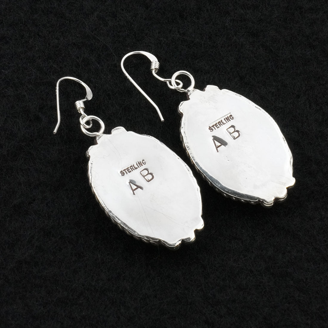 Antwone Brown Turquoise & Sterling Silver Earrings