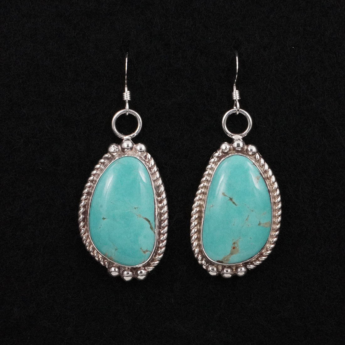 Antwone Brown Turquoise & Sterling Silver Earrings