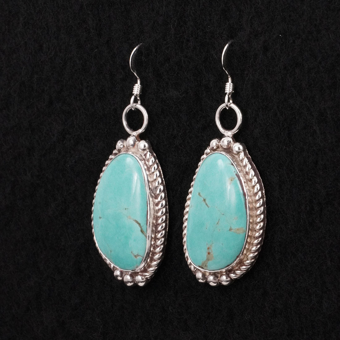 Antwone Brown Turquoise & Sterling Silver Earrings