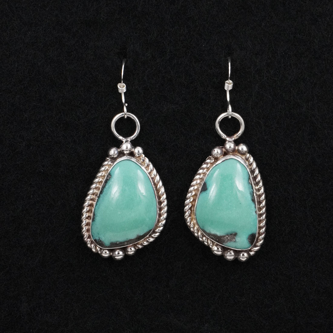Antwone Brown Turquoise & Sterling Silver Earrings