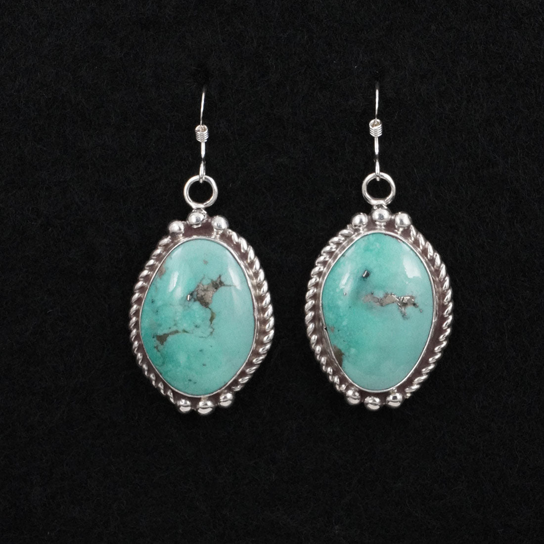 Antwone Brown Turquoise & Sterling Silver Earrings