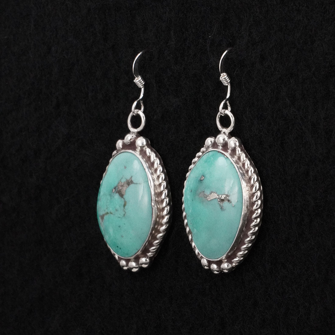 Antwone Brown Turquoise & Sterling Silver Earrings