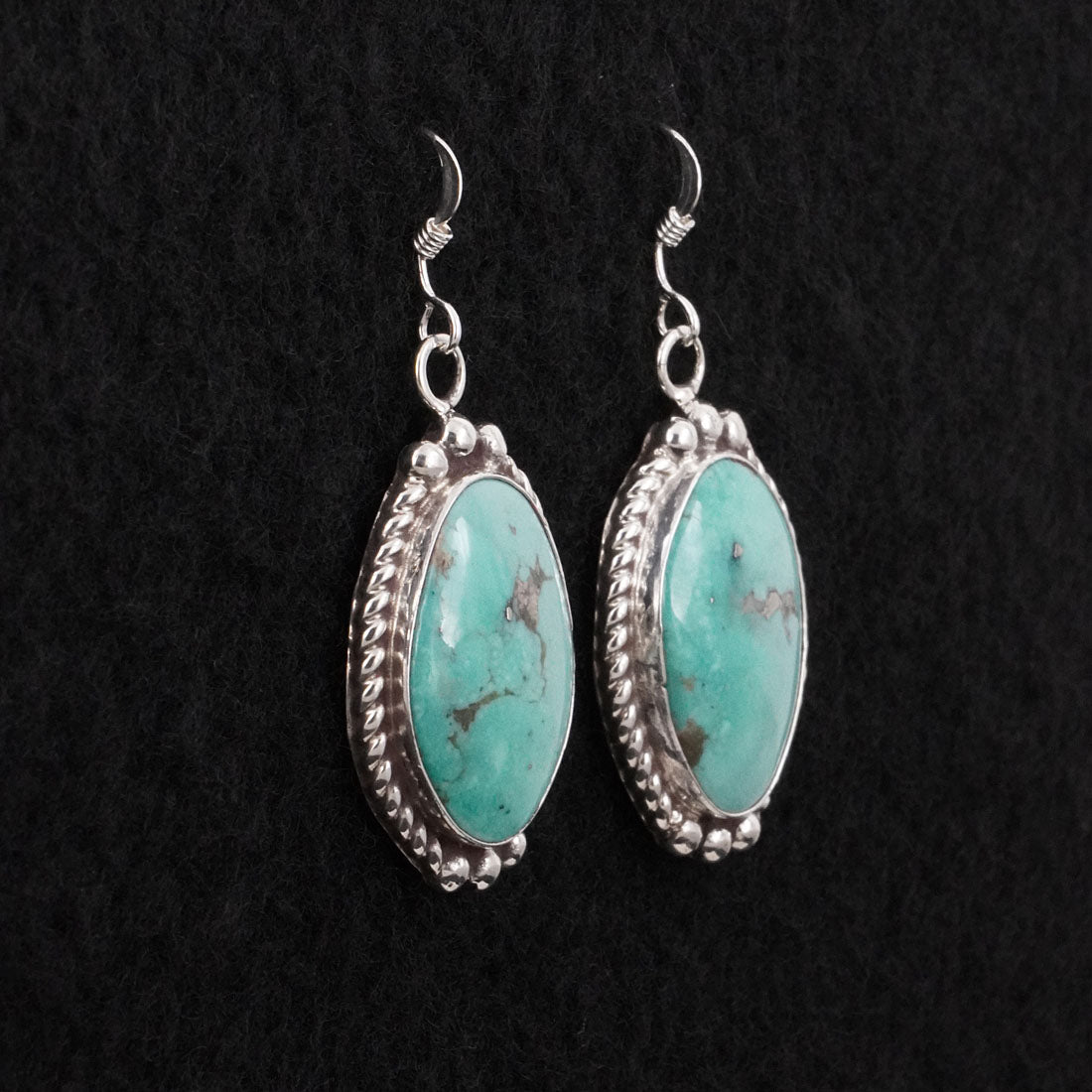 Antwone Brown Turquoise & Sterling Silver Earrings